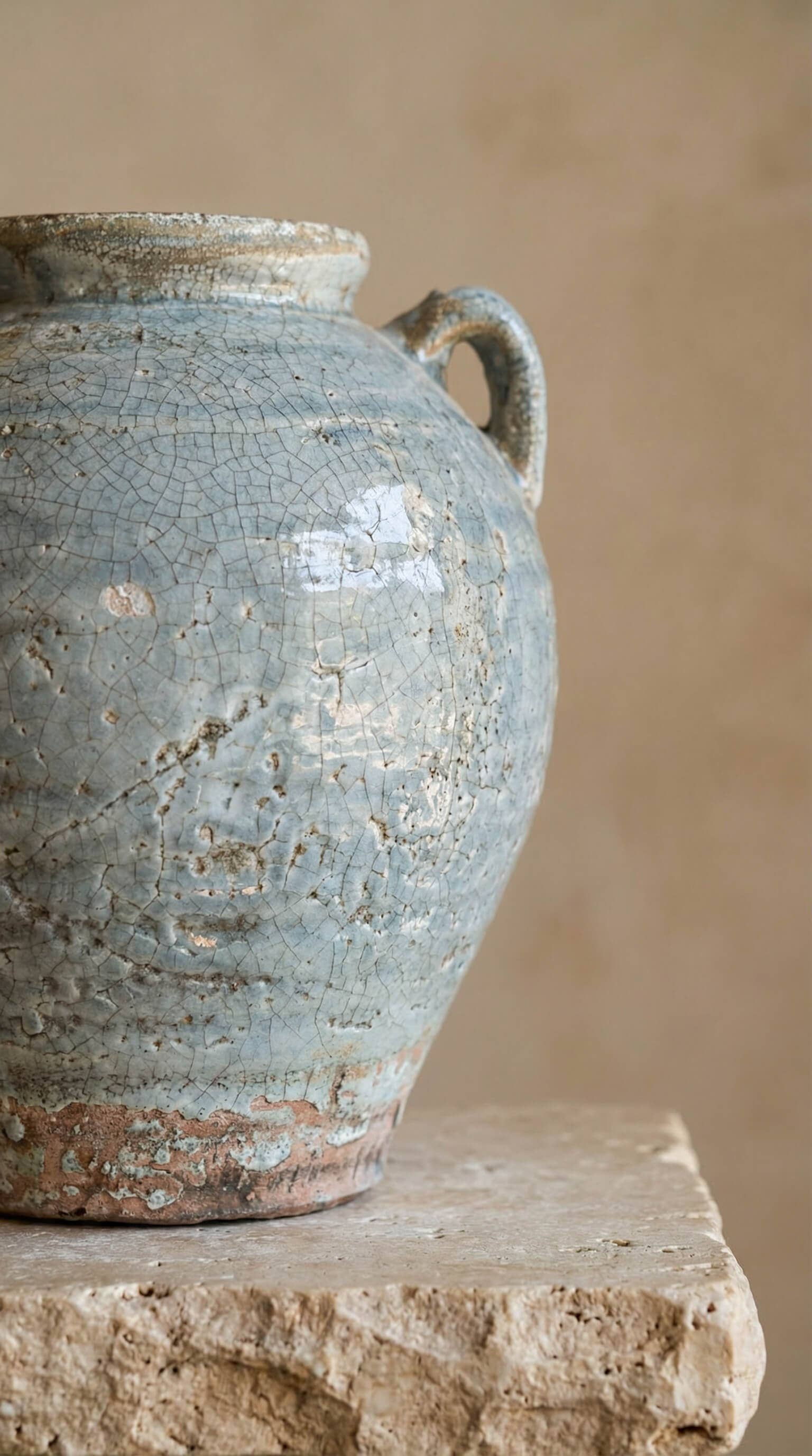 The Caldera Jug — Blue Grey Ceramic