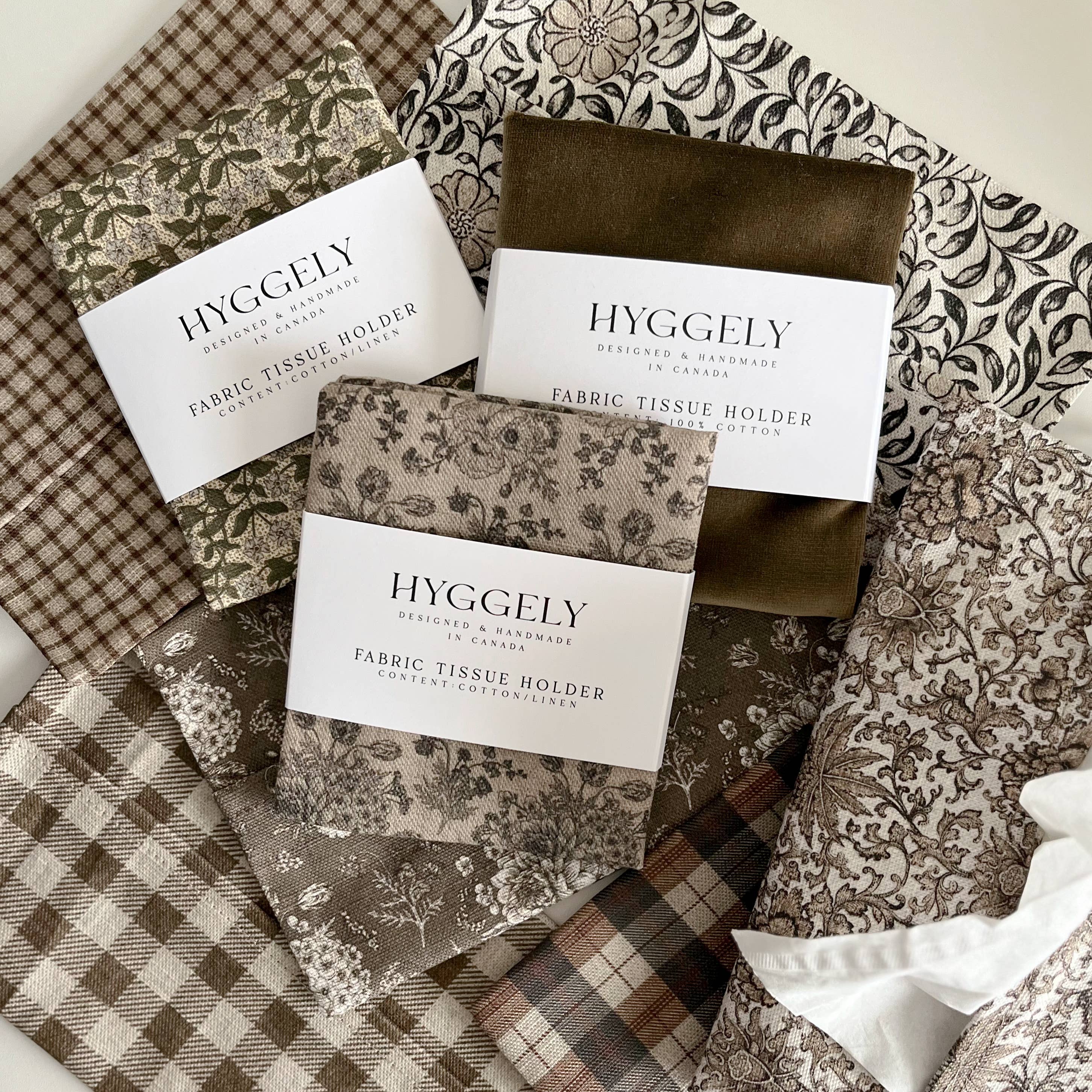 Ashbury Fabric Tissue Holder