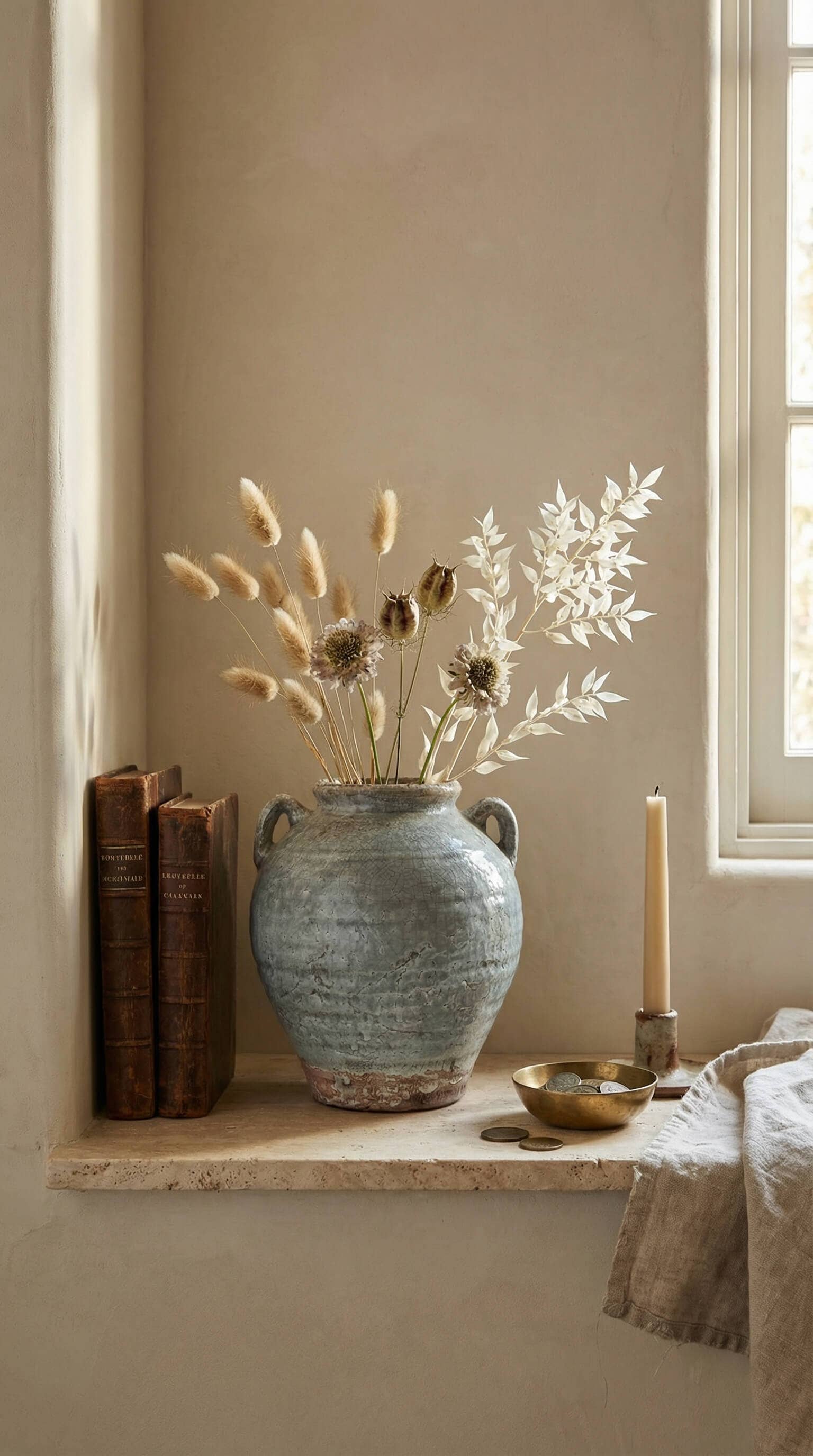 The Caldera Jug — Blue Grey Ceramic