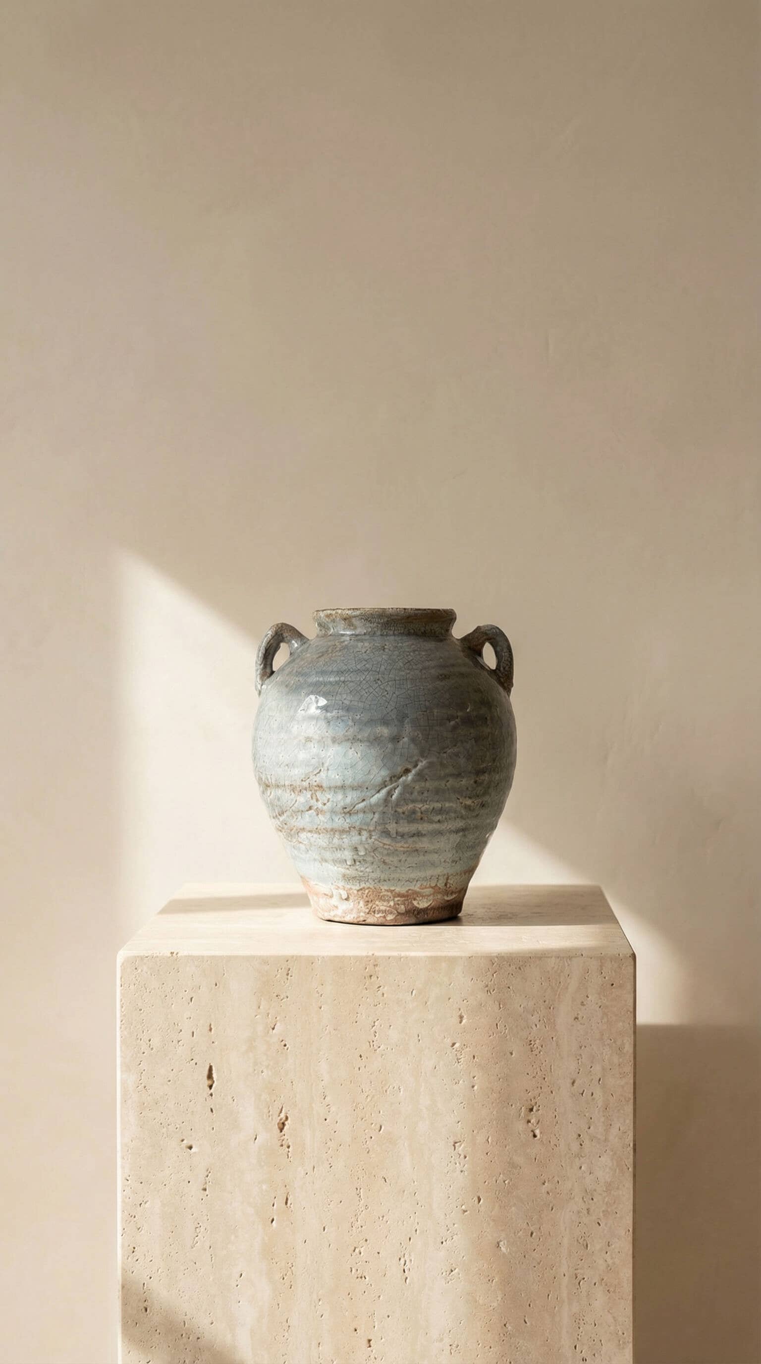 The Caldera Jug — Blue Grey Ceramic