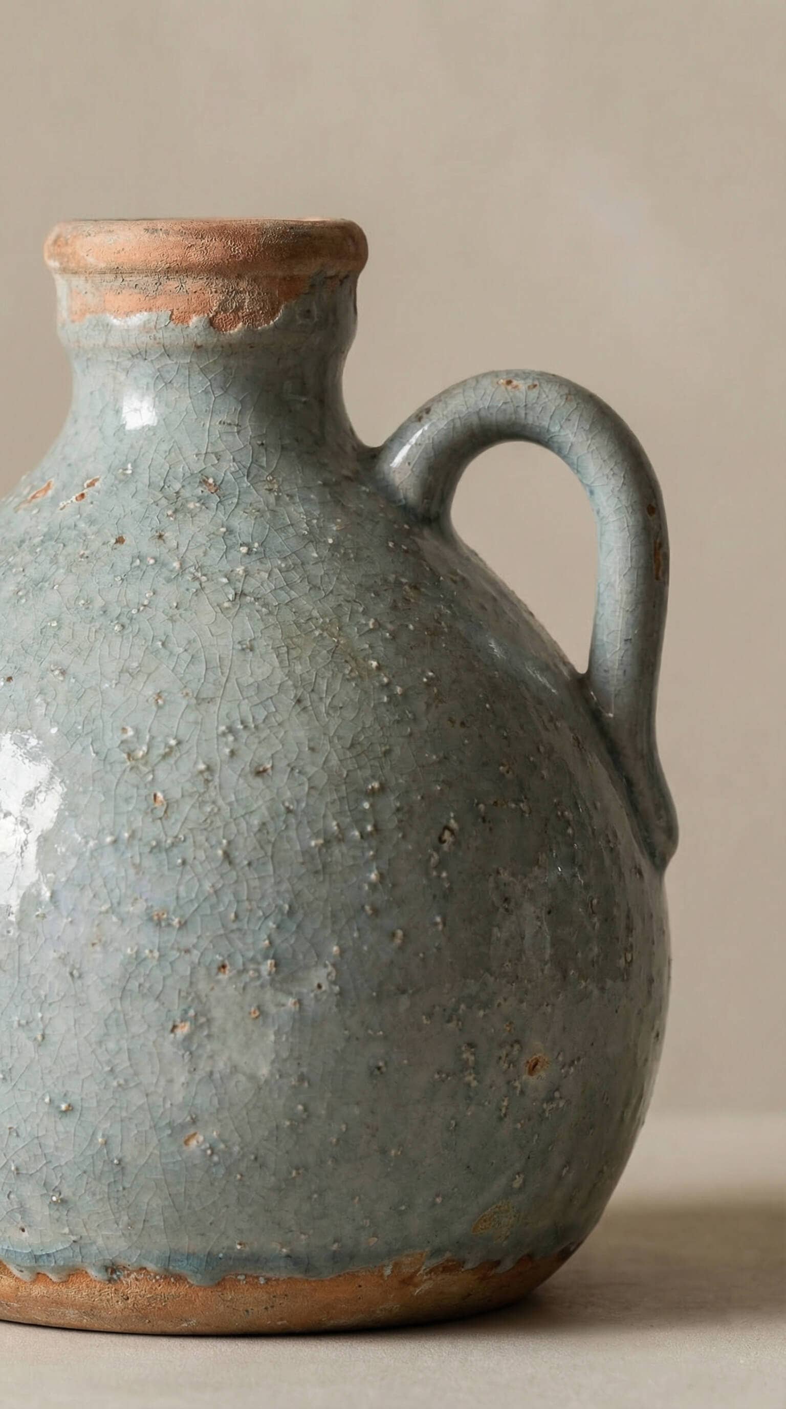 The Liora Jug — Blue Grey Ceramic