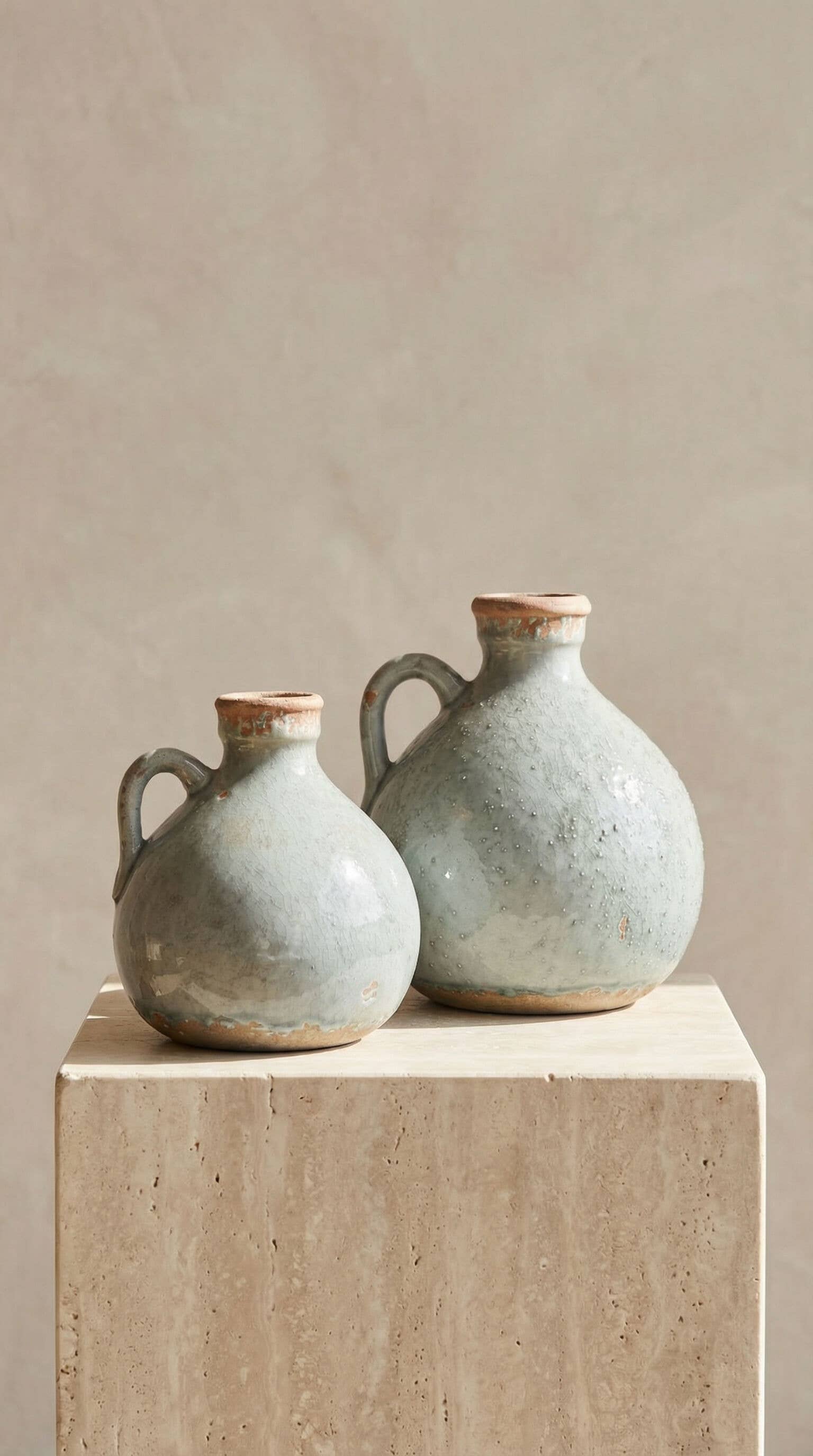 The Liora Jug — Blue Grey Ceramic