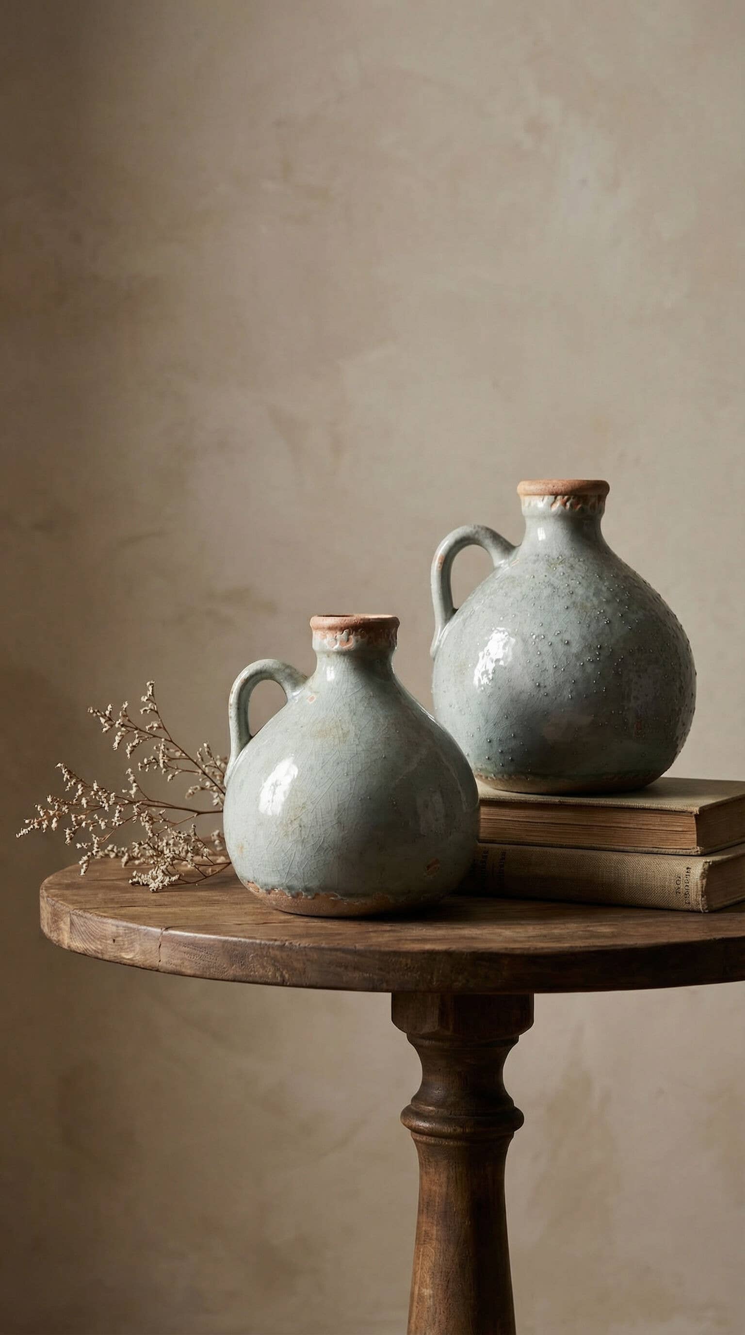 The Liora Jug — Blue Grey Ceramic