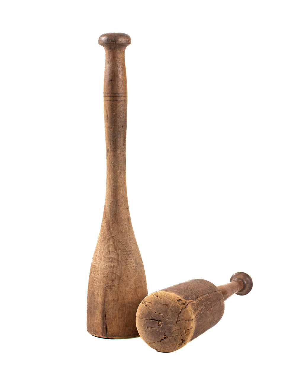 Vintage Wooden Kitchen Smashers – Set of 2