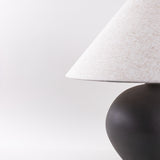 Orla Matte Black Globe Lamp