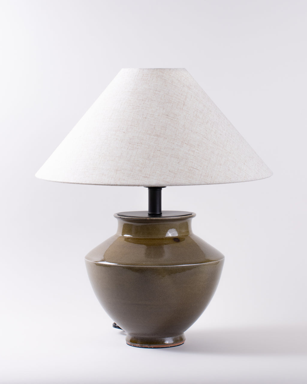 The Olive Glaze Table Lamp