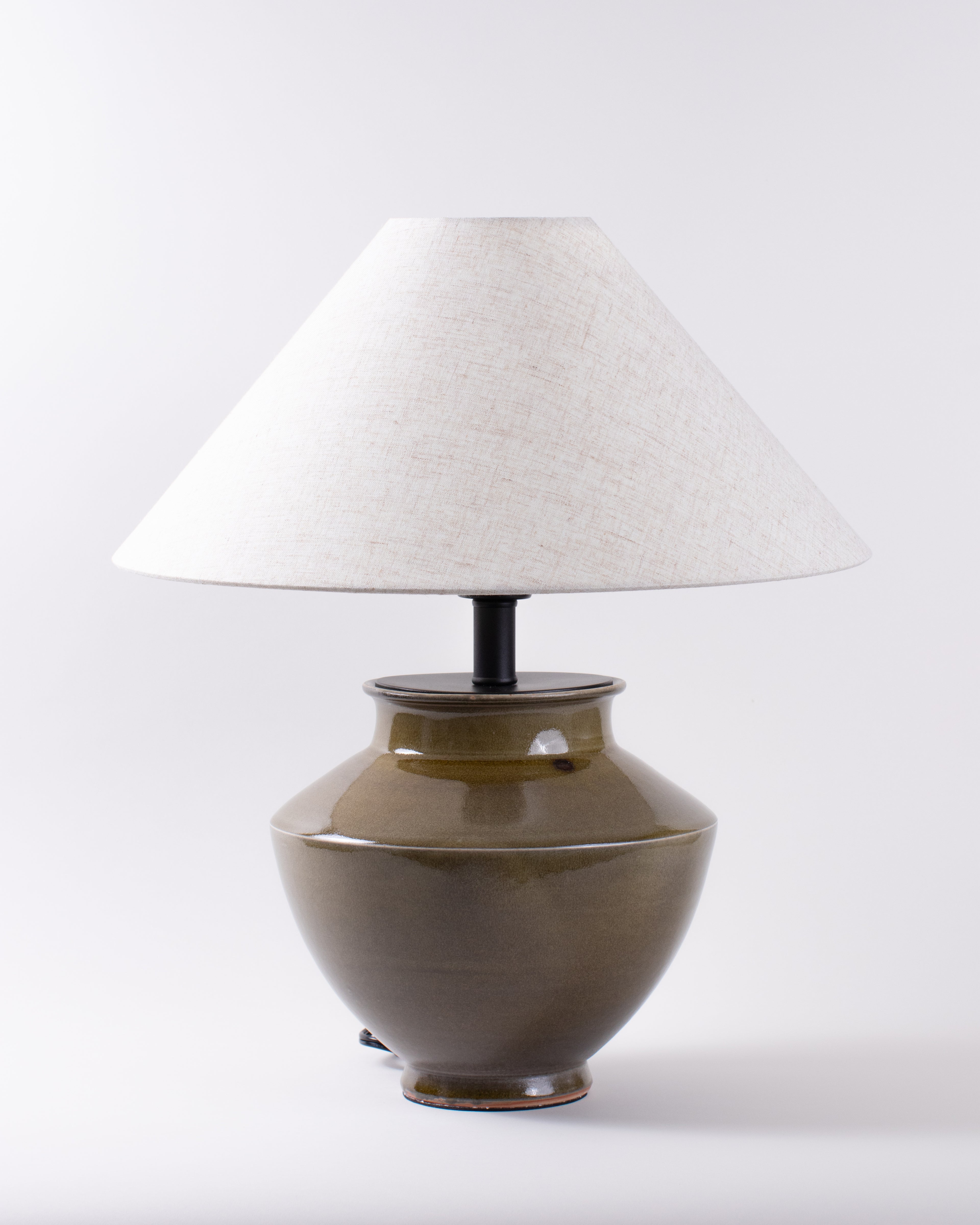 The Olive Glaze Table Lamp