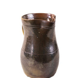 Antique Glazed Clay Pitcher