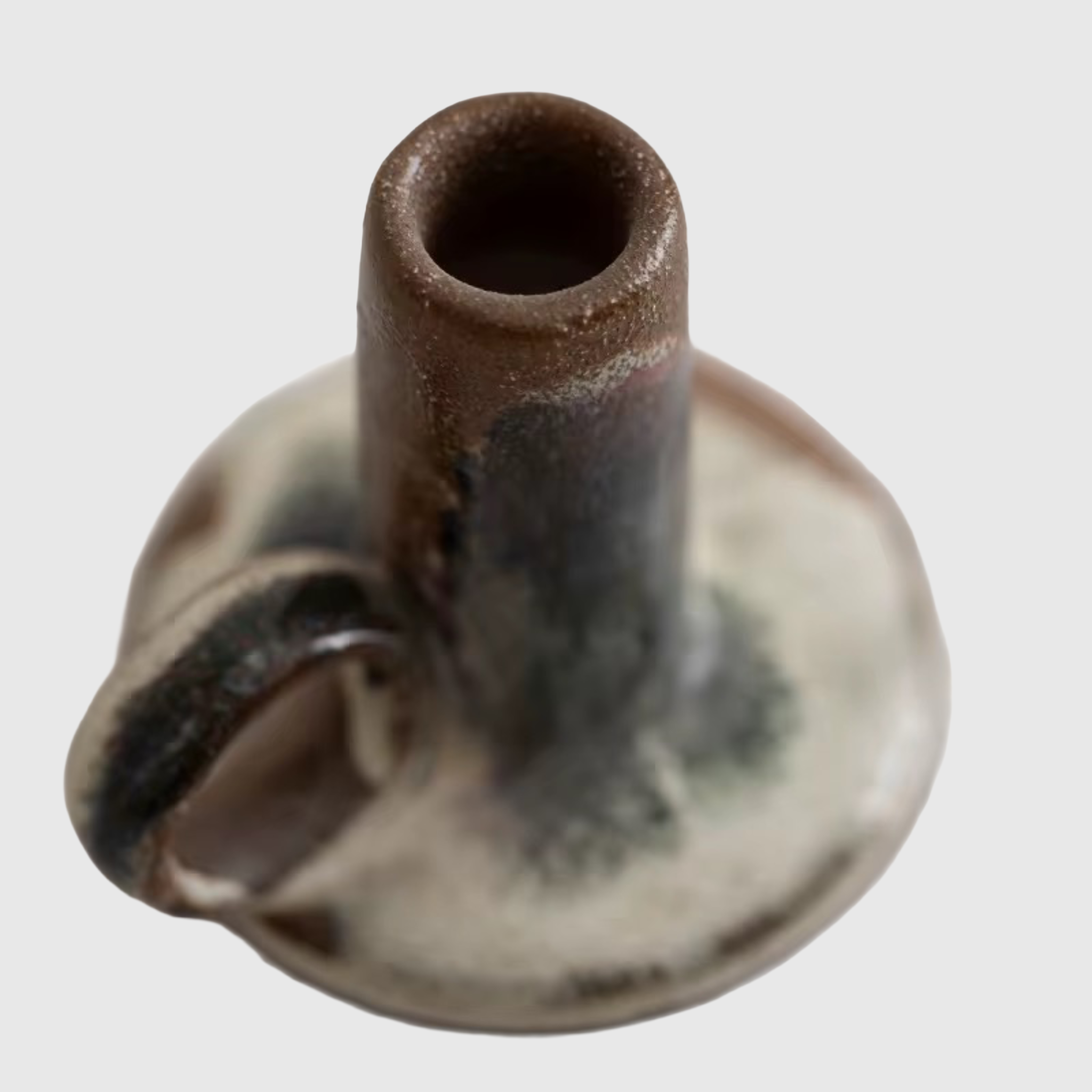 Stoneware Loop Candle Holder