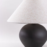 Orla Matte Black Globe Lamp