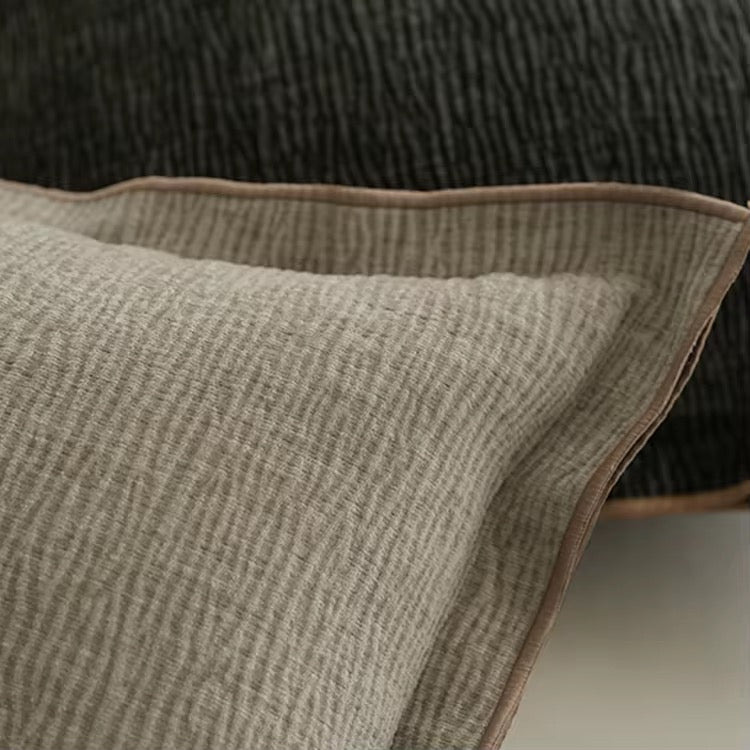Wavy Edge Textured Pillow Cover