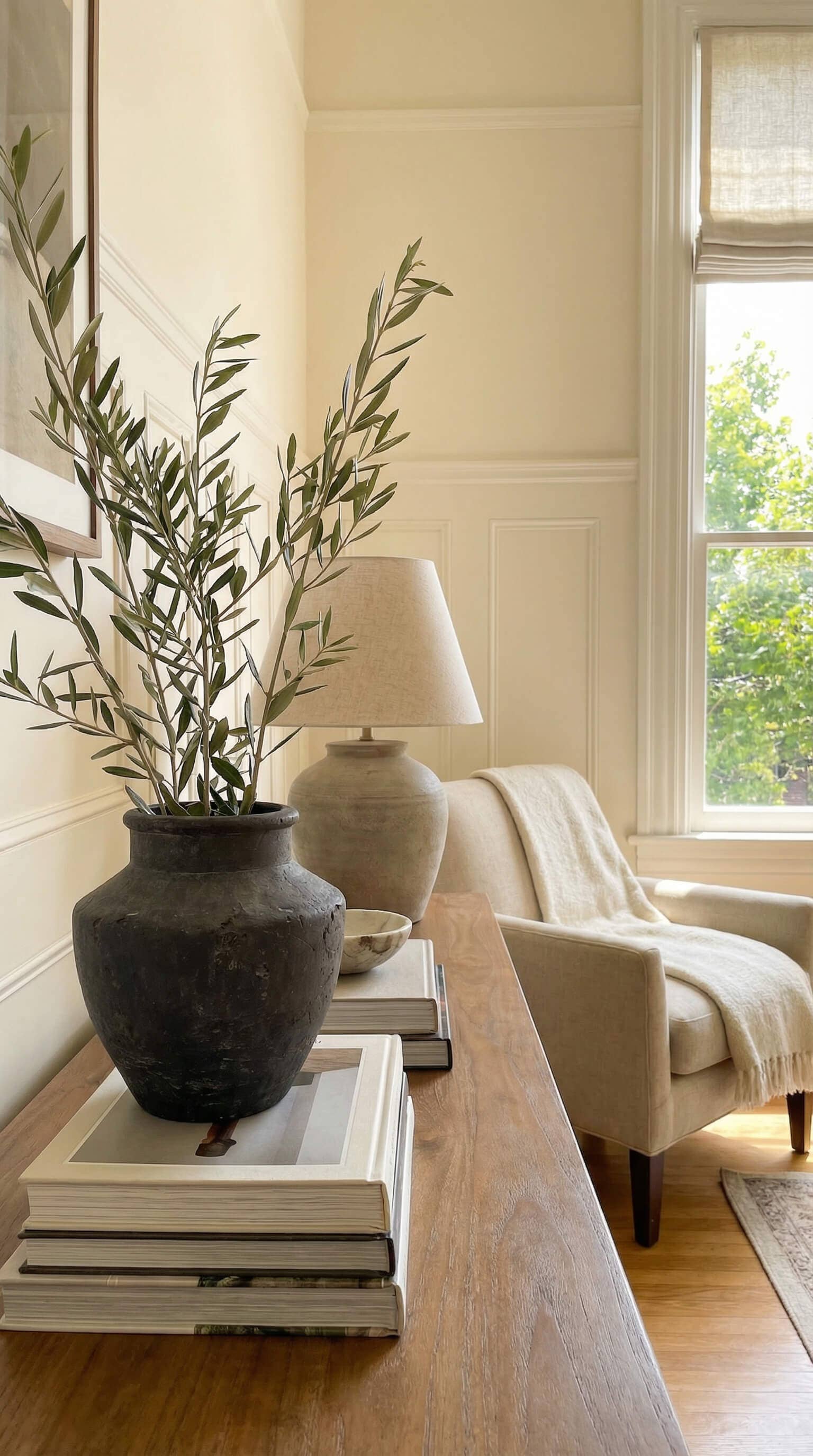 The Sava Vessel — Charcoal Terracotta (Flared Form)