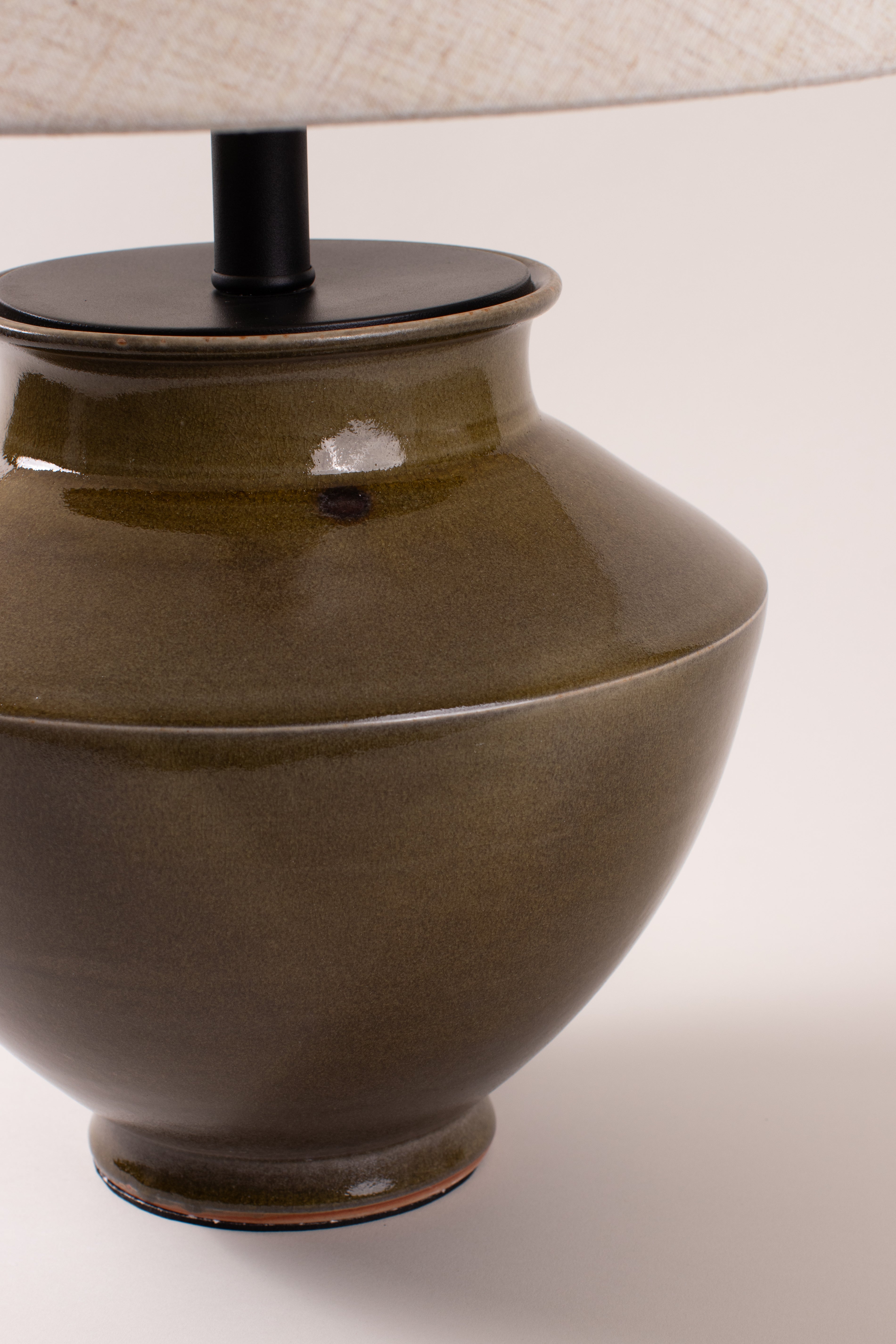 The Olive Glaze Table Lamp
