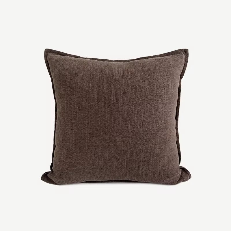 Milo Linen-Blend Pillow in Cocoa