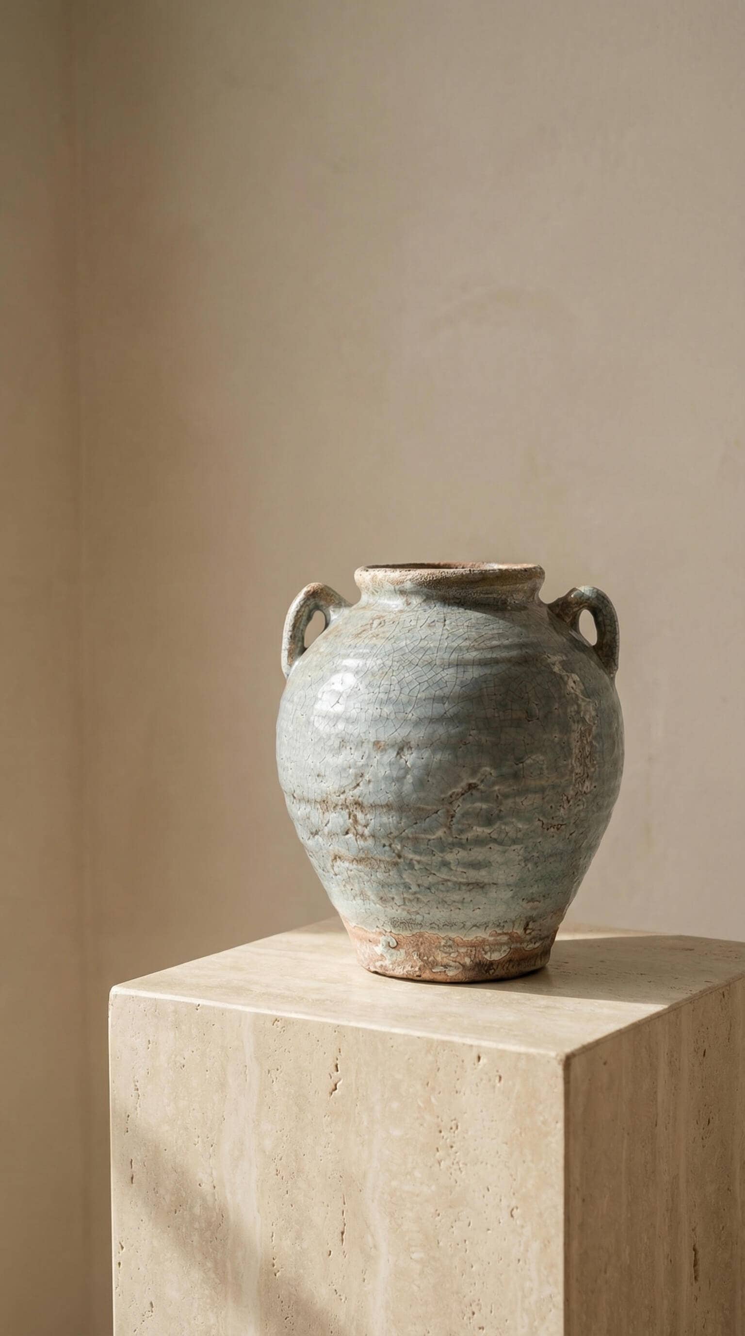 The Caldera Jug — Blue Grey Ceramic