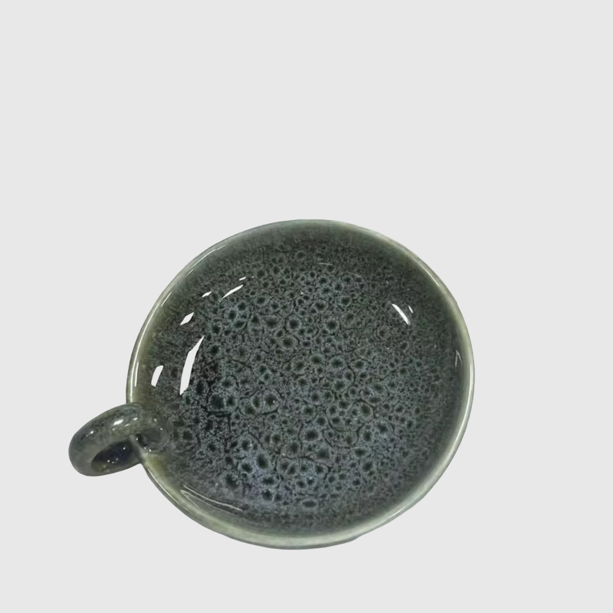 Stoneware Drip Candle Holder