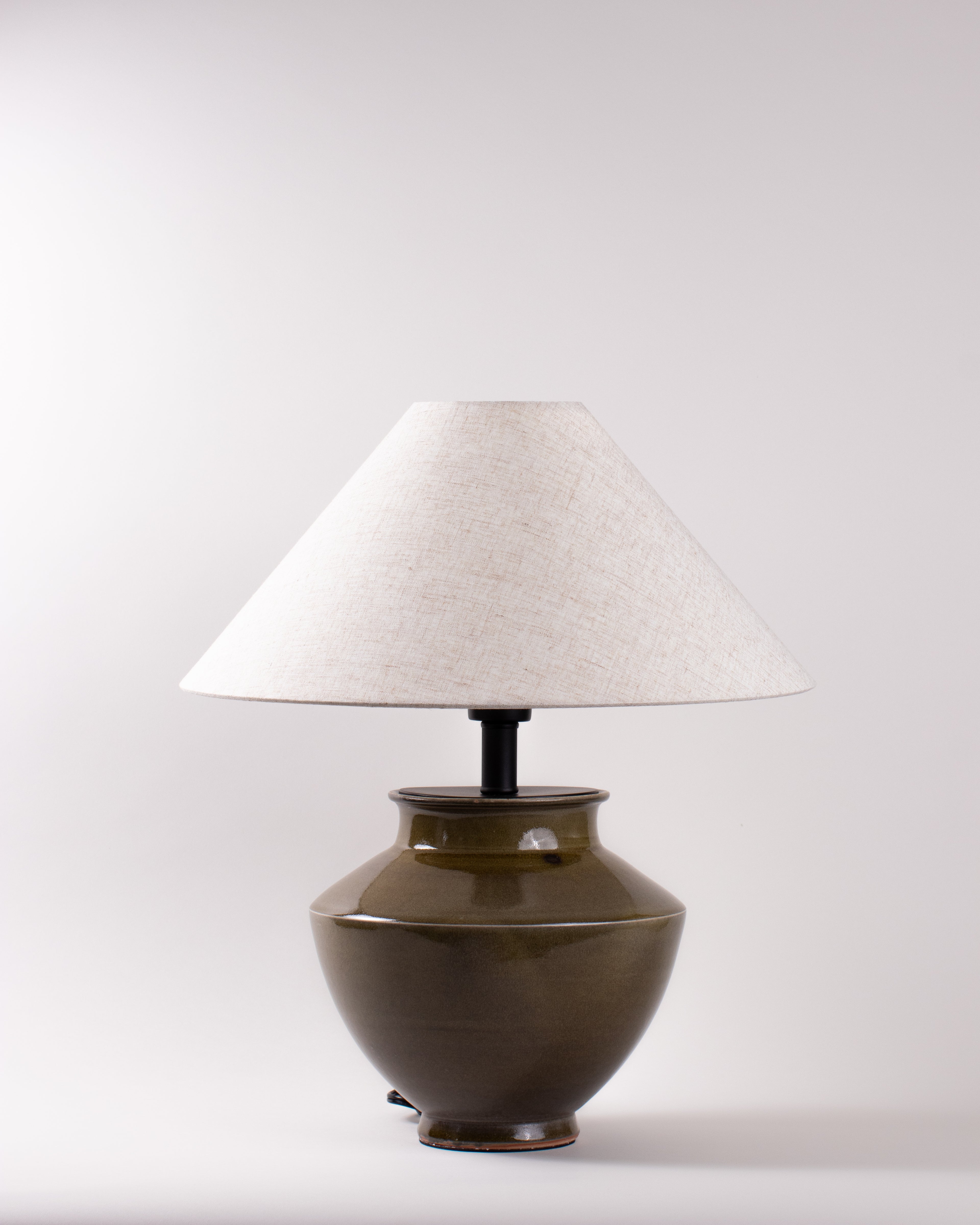 The Olive Glaze Table Lamp