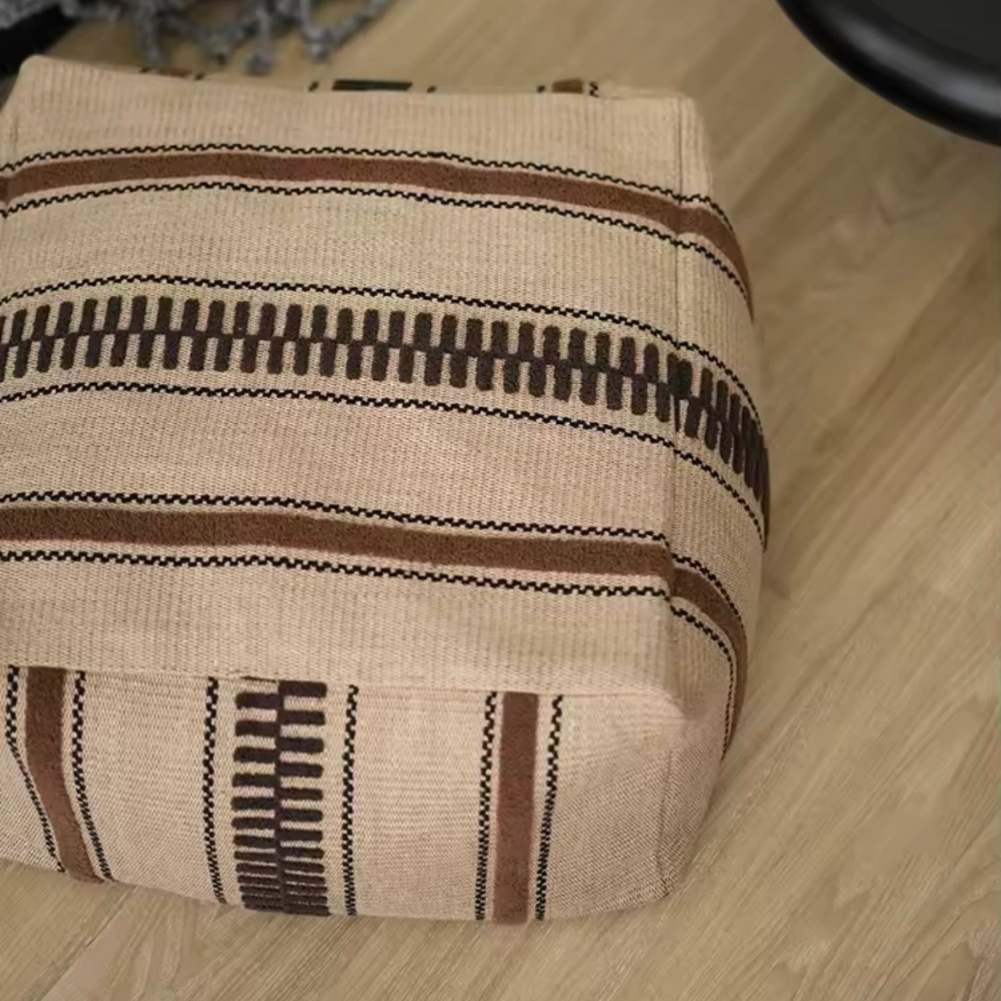 The Hearth Jute Pouf