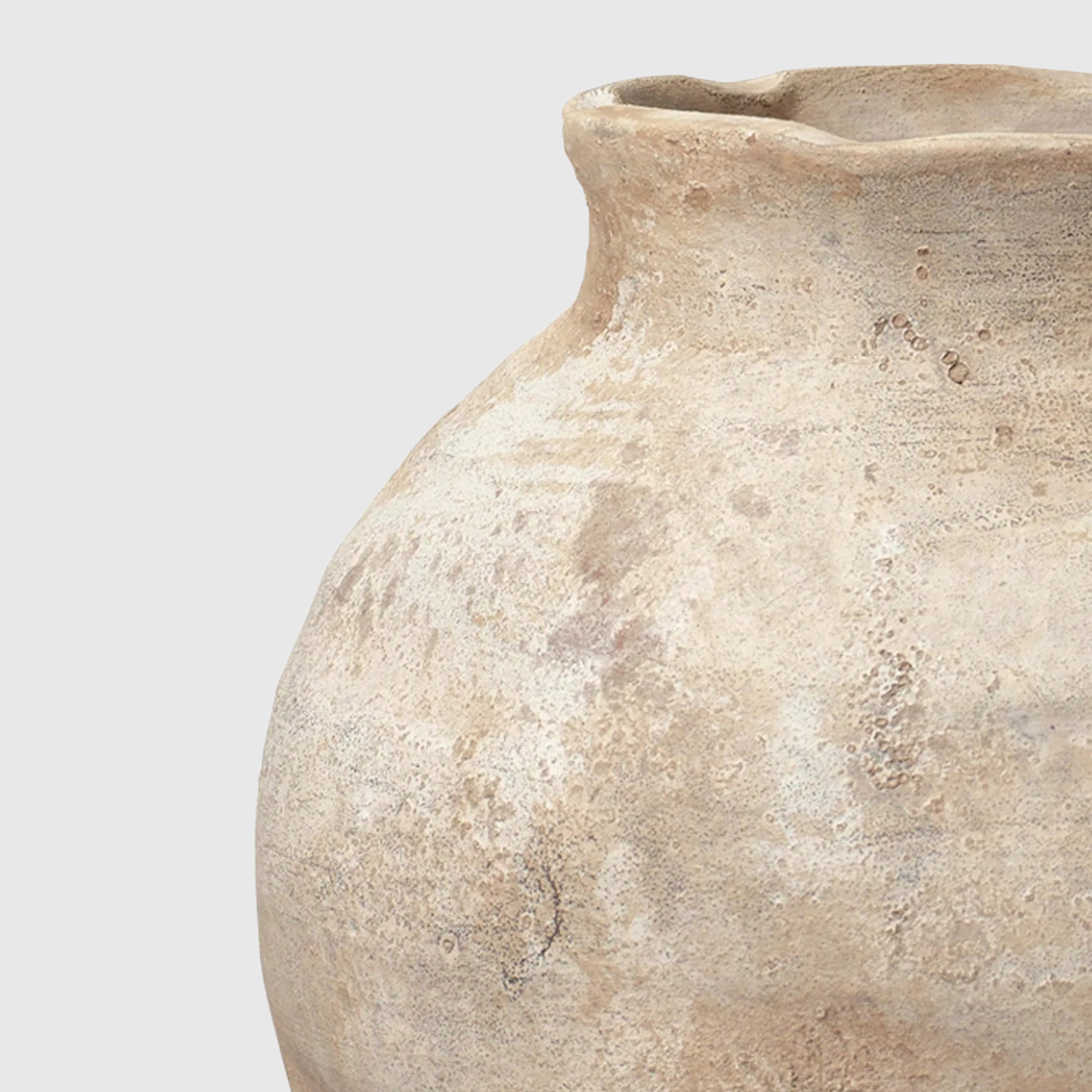 Textured Stoneware Vase