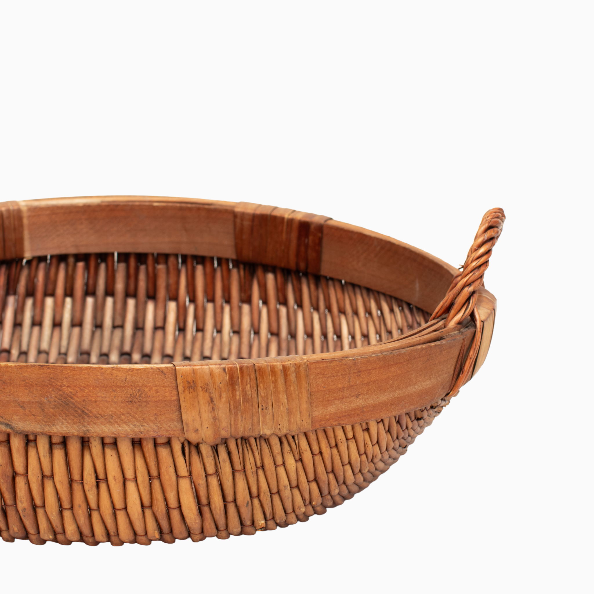 Handwoven Rattan Serving Tray