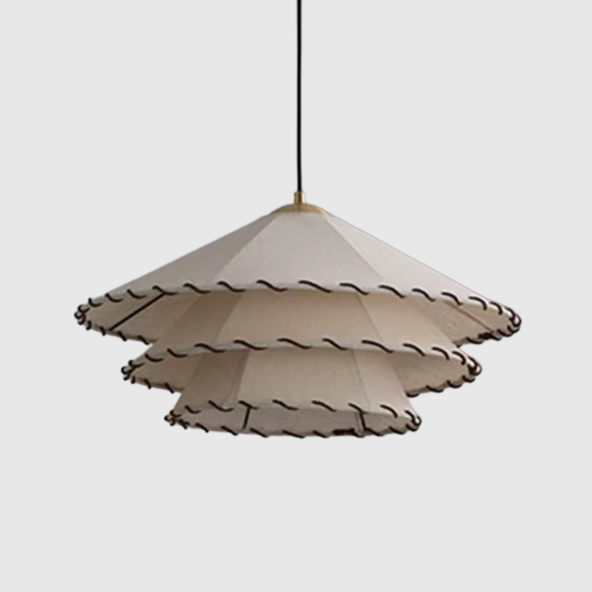 Laurel Tiered Linen Pendant