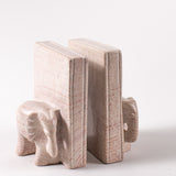 Kenyan Elephant Stone Bookends