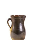 Antique Glazed Clay Pitcher