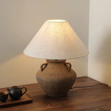 Jade Rustic Earthy  Wabi Sabi Table Lamp